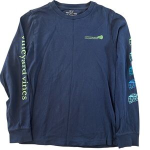 Boys Lacrosse Vineyard Vines Long Sleeve Shirt | Small